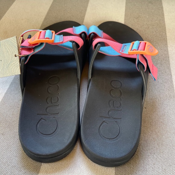 Womens Chaco Chillos Slide Sandals, Size 9, New In Box, Rose Blue Color - Picture 3 of 4